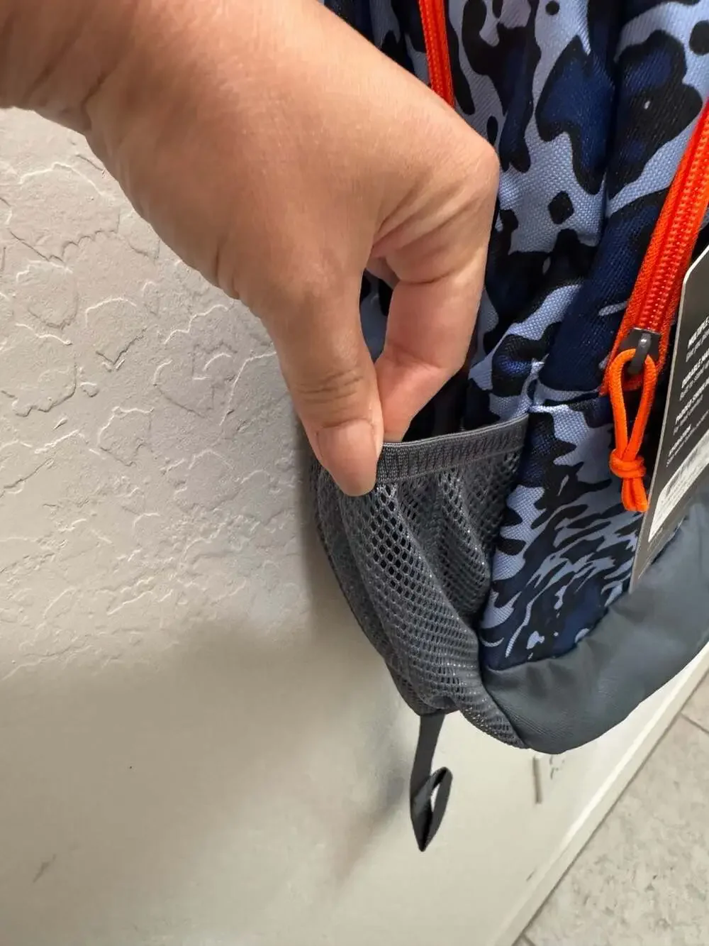 Adidas BTS Originator Backpack in Flow Blur/Onix Grey/Signal Orange